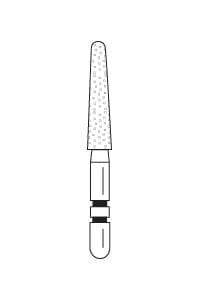 Two Striper ShortCut Diamond Bur, FGSS, Round-End Taper, 780.9 S, Coarse, Green, 2.1 mm, 5/Pk, 2015906 thumbnail 18