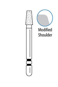 Two Striper® Diamond Bur #708.4F KR, Fine Grit, Taper Flat End, Friction Grip (FG), 5/Pkg, 2015949 thumbnail 8