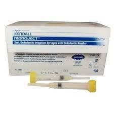 Monoject 513ED Endodontic Irrigating Syringe with Needle, 3 cc, 27 Ga x 1-1/4", Yellow Hub, Luer Lock, Sterile, 100/Box, 8881513850 thumbnail 18