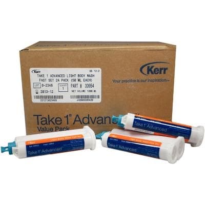 Take 1 Advanced VPS Impression Material, Heavy Body Tray Wash, Fast Set, Dark Blue, 50 ml Cartridges, 24/Pk, 33966 thumbnail 18