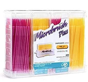 Microbrush Plus Micro-Applicator Dispenser Refills, Fine, Yellow/Pink, 400/Pk, PF400 thumbnail 24
