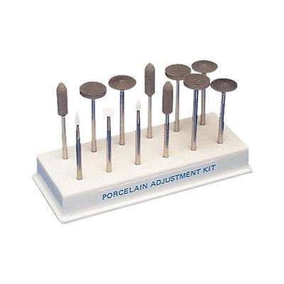 Shofu Porcelain Adjustment Classic Plastic Kit, HP Shank, Assorted, 3 Dura-White Stones & 9 CeraMisté Points, 1/Pk, 0301 thumbnail 17