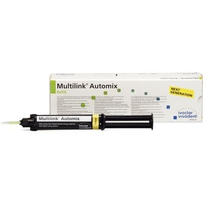 Multilink Automix NG Self-Curing Resin Cement Refill, Yellow, 9 g Syringe, 615217WW thumbnail 18