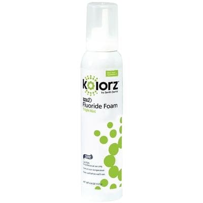 Kolorz Sixty-Second Fluoride Foam, Cherry Cheesecake, 1.23% APF, 4.4 oz Can, 766202 thumbnail 12