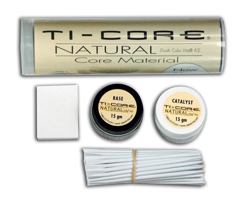 EDS Ti-Core Composite Core Build-Up Material, Natural Standard Set (B&C), Vita Shade A3, #810-00 thumbnail 2