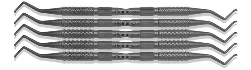 Premier Implant Scaler, Goldman-Fox Facial, Double End, Fiber-Reinforced Graphite, 5/Pack, 9061403 thumbnail 8