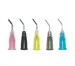 Pac-Dent Pre-Bent Needle Tips, 20 Gauge, Flow-Sealant, Yellow, Blunt-End, 100/Box, #228 thumbnail 4