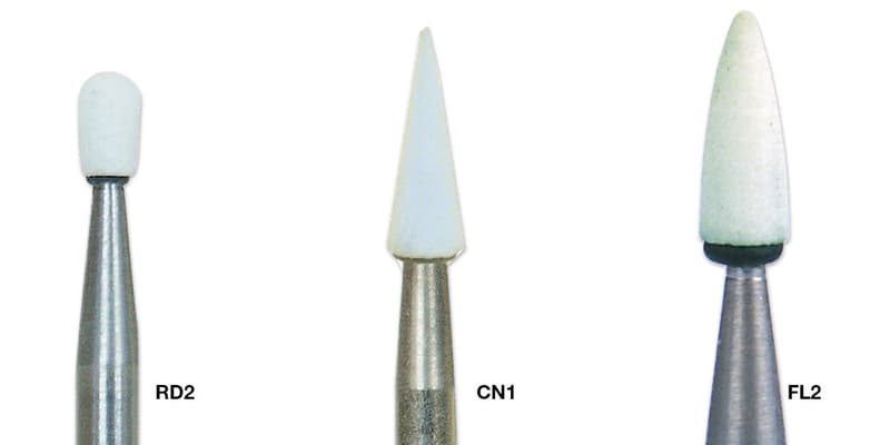 Dura-White Stones, HP, Flame FL2, White, Aluminum Oxide, 12/Pk, 0203 thumbnail 21