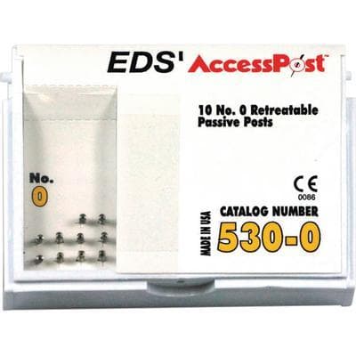 EDS AccessPost Stainless Steel Post Refill, Size 3, Green, #530-03, Pack of 10 thumbnail 3