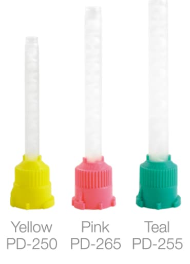Pac-Dent HP High Performance Mixing Tips, Yellow, Small 4.2 mm, 1:1 Ratio, 48/Package, PD-250 thumbnail 10