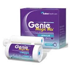 Genie Magic Mix VPS Impression Material, Regular Body, Rapid Set, Berry Flavor, Blue, 380 mL Cartridge with 10 Mixing Tips & Bayonet Ring, 78800 thumbnail 10
