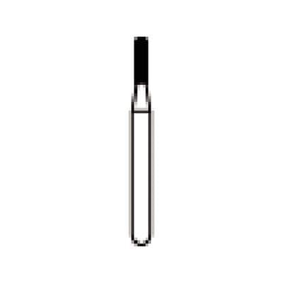 NTI FG Diamond Bur, Coarse, Modified Shoulder Cylinder, #835KR-010, 1.0 mm Diameter, 4.0 mm Length, 5/Pkg, C835KR-010 thumbnail 12