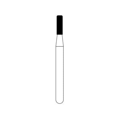 NTI FG Diamond Bur, Coarse, Modified Shoulder Cylinder, #835KR-012, 1.2 mm Diameter, 4.0 mm Length, 5/Pk, C835KR-012 thumbnail 10