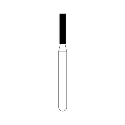 NTI Diamond Bur, FG, Cylinder Flat End, #C836-012, 1.2 mm, Coarse, Green, 5/Pk thumbnail 17