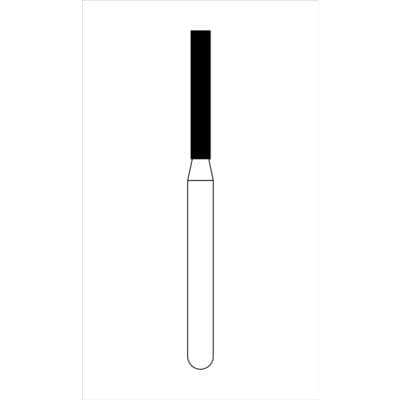 NTI Diamond Bur, FG, Cylinder Flat End, #C837-012, 1.2 mm, Coarse, Green, 5/Pk thumbnail 13