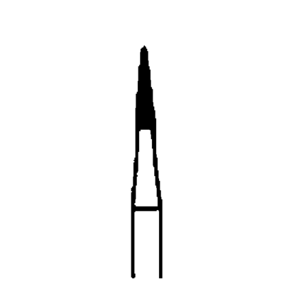 NTI TDF Series Diamond Bur, FG, TDF4, #F133-010, Fine, Red, 1.0 mm Head, 4.0 mm Length, 5/Pk thumbnail 17