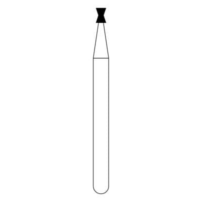 NTI Diamond Bur, FG, Football, #C379-014, 1.4 mm, Coarse, Green, 5/Pk thumbnail 11