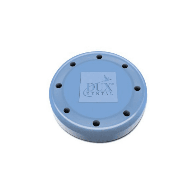 Kerr Magnetic Bur Block, Round, 8-Hole, Baby Blue, 31825DX thumbnail 6