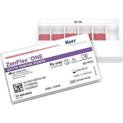 ZenFlex ONE Gutta Percha Points, Small, Size 20/.06 Taper, Yellow, 50/Pk, 825-9520 thumbnail 12