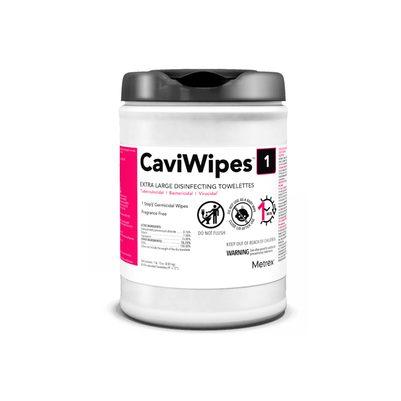 CaviWipes1™ Surface Disinfectant Towelettes, Extra Large, 9" x 12", 65/Canister, 13-5150 thumbnail 8