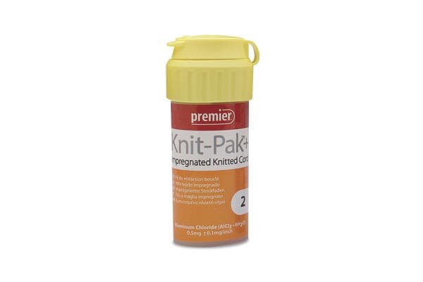 Knit-Pak+ Impregnated Knitted Gingival Retraction Cord, Aluminum Chloride, Size 2, Orange, 100", 1/Pk, 9007565 thumbnail 12