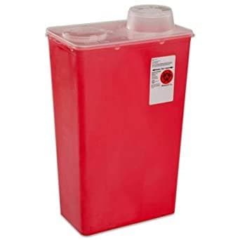 Monoject™ Sharps-A-Gator™ Sharps Container, Chimney Top, Red, 14 Quart, 8881676434 thumbnail 6