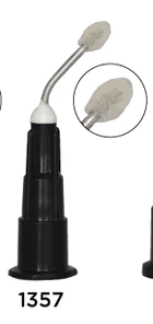 Pac-Dent iFlo Pre-Bent Delivery Tip Needle with Micro Brush, Black, 25 Gauge, 100/Pk, 1357 thumbnail 15