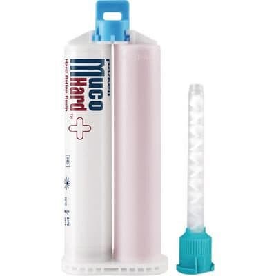 MucoHard+ Hard Denture Reline Resin, Self-Cure, Translucent Pink, 50 ml Split Cartridge Refill with Mixing Tips, S641 thumbnail 19