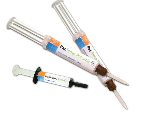 PacTemp Automix NE Non-Eugenol Temporary Cement Kit, 6 g Syringe with 15 Mixing Tips and 1 g Releasing Agent, PD-130 thumbnail 25