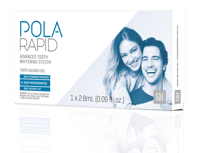 SDI Pola Rapid In-Office Tooth Whitening 1-Patient Kit, 38% Hydrogen Peroxide, 2.8 mL Syringe + 1 g Gingival Barrier, 7700502 thumbnail 13