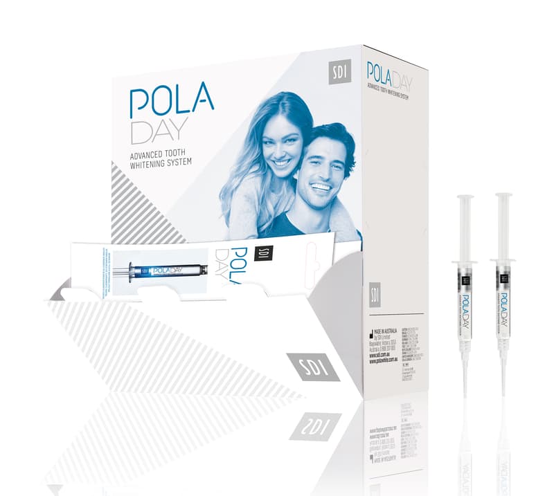 Pola Day 9.5% Hydrogen Peroxide Take-Home Tooth Whitening System, Spearmint, Bulk Kit, 1.3 g Syringes, 50/Pk, 7700034 thumbnail 21