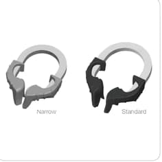 iMatrix Sectional Matrix System Ring Refill, 1 x Black Standard Ring, 1 x Grey Narrow Ring, 2/Pk, PM-R1 thumbnail 10