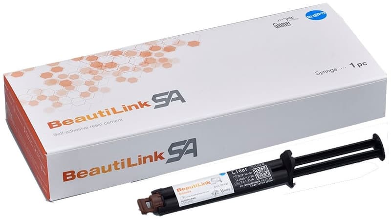 BeautiLink SA Self-Adhesive Dual-Cure Auto-Mix Resin Cement, Clear, 5 mL (8.6 g) Syringe, 2/Pkg, C0212 thumbnail 10