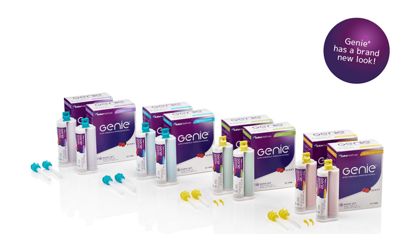 Sultan Genie VPS Light Body Rapid Set Impression Material, Berry Flavor, Green, Bulk Pack, 60 x 50mL Cartridges, 77720 thumbnail 10