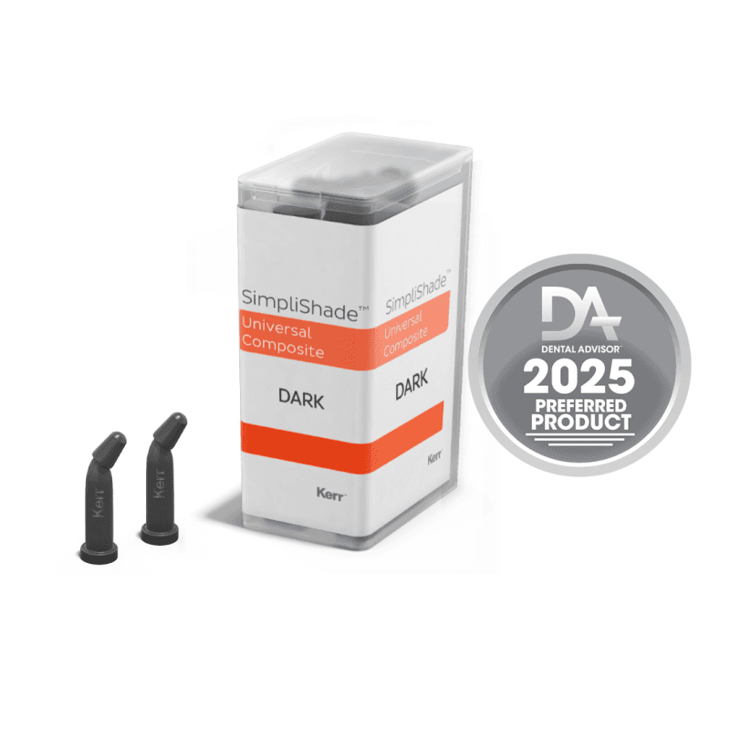 SimpliShade Universal Composite Unidose Refill, Dark, 0.25 g Compules, 10/Pack, 37008 thumbnail 20