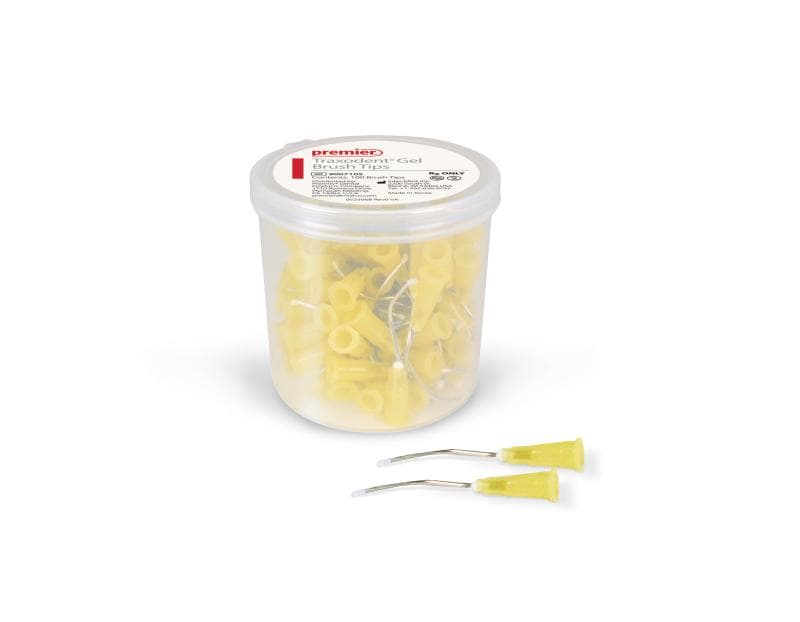Traxodent Gel Brush Tips, Pre-Bent 19 Gauge, Luer-Lock, 100/Pk, 9007105 thumbnail 13