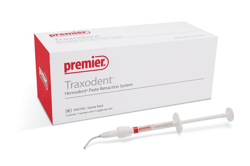 Traxodent Hemostatic Retraction Paste System, Starter Pack, 7 x 0.7g Syringes & 15 Bendable Tips, 15% Aluminum Chloride, 9007093 thumbnail 22