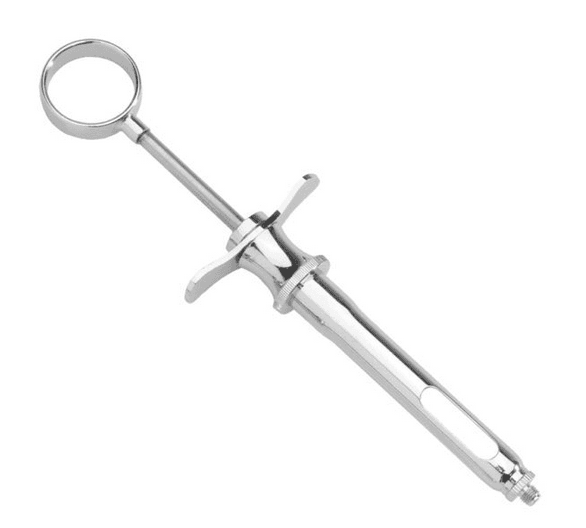 Vista Apex Cook-Waite Style 1.8 cc Aspirating Syringe, Chrome, Autoclavable, 1/Pk, 107002 thumbnail 9