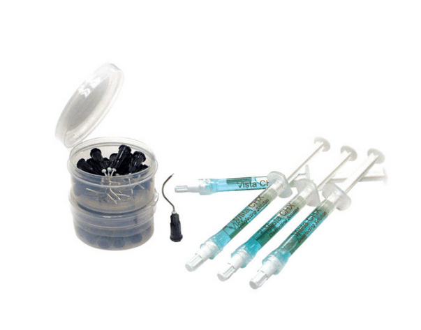 Vista Apex CHX Restorative Kit, 2% Chlorhexidine Gluconate, 1.2cc Prefilled Syringes, 4/Pkg, 40 Sol-u-Flo Tips, #502450 thumbnail 5