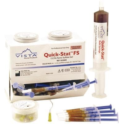 Quick-Stat FS Hemostatic Gel, 20% Ferric Sulfate, Standard Syringe Kit, 1.2 mL, 4/Pk, 502804 thumbnail 18