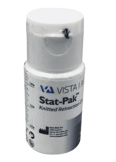 Stat-Pak Knitted Retraction Cord, Size 000, Black, 100"/Bottle, 302611 thumbnail 14