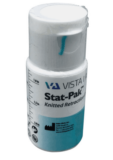 Stat-Pak Knitted Retraction Cord, Size 1, Light Blue, Non-Impregnated, 100"/Bottle, 302614 thumbnail 14