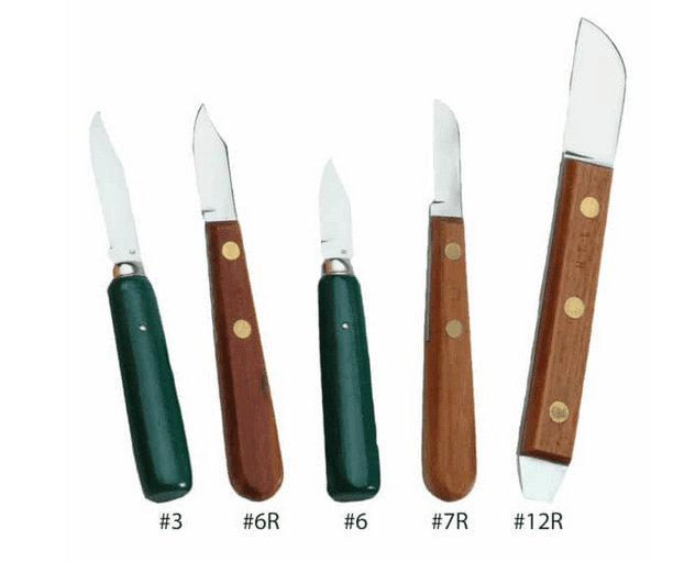 Vista Apex Rosewood Handled Lab Knife #12R, Stainless Steel Blade, 1/Each, 106012 thumbnail 2