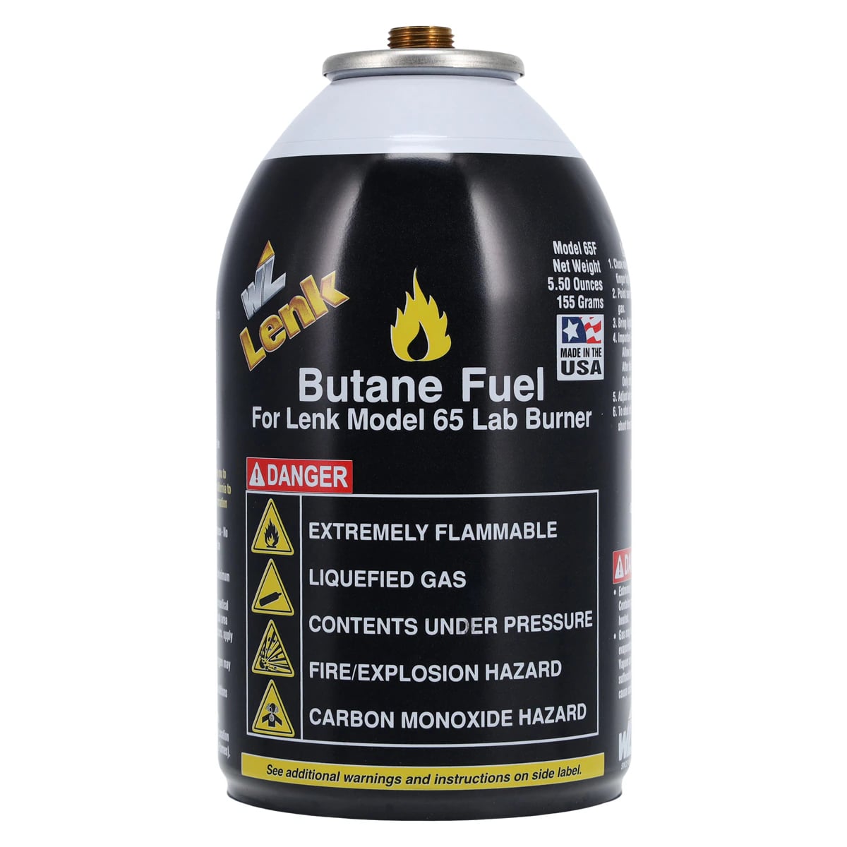 Lenk Butane Fuel Refill, 5.5 oz Can, Model 65F