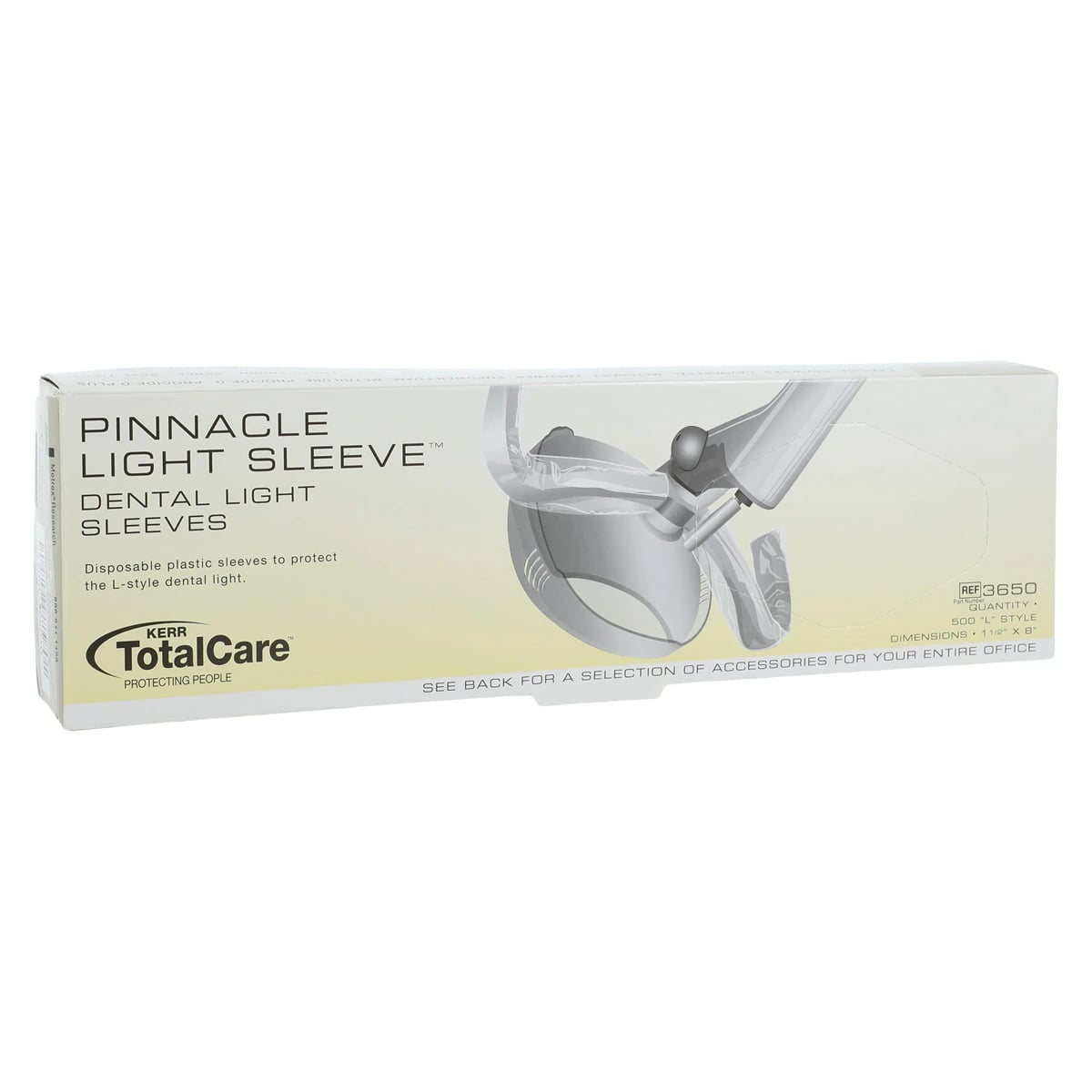 Pinnacle Light Sleeve™ L-Style, 1-1/2" W x 8" L, 500/Box, Model 3650