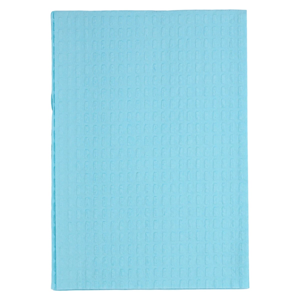 Tidi Patient Bibs, 3-Ply Tissue with Poly Back, Waffle-Embossed, Blue, 13" x 18", 500/Case, 917403