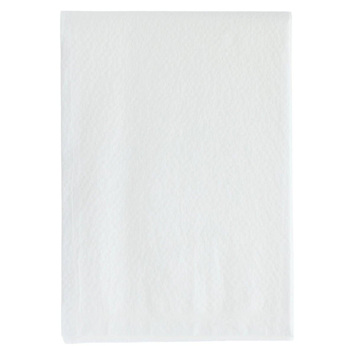 TIDI Disposable Tissue/Poly Pillowcases, 21" x 30", White, 100/Case, 919365