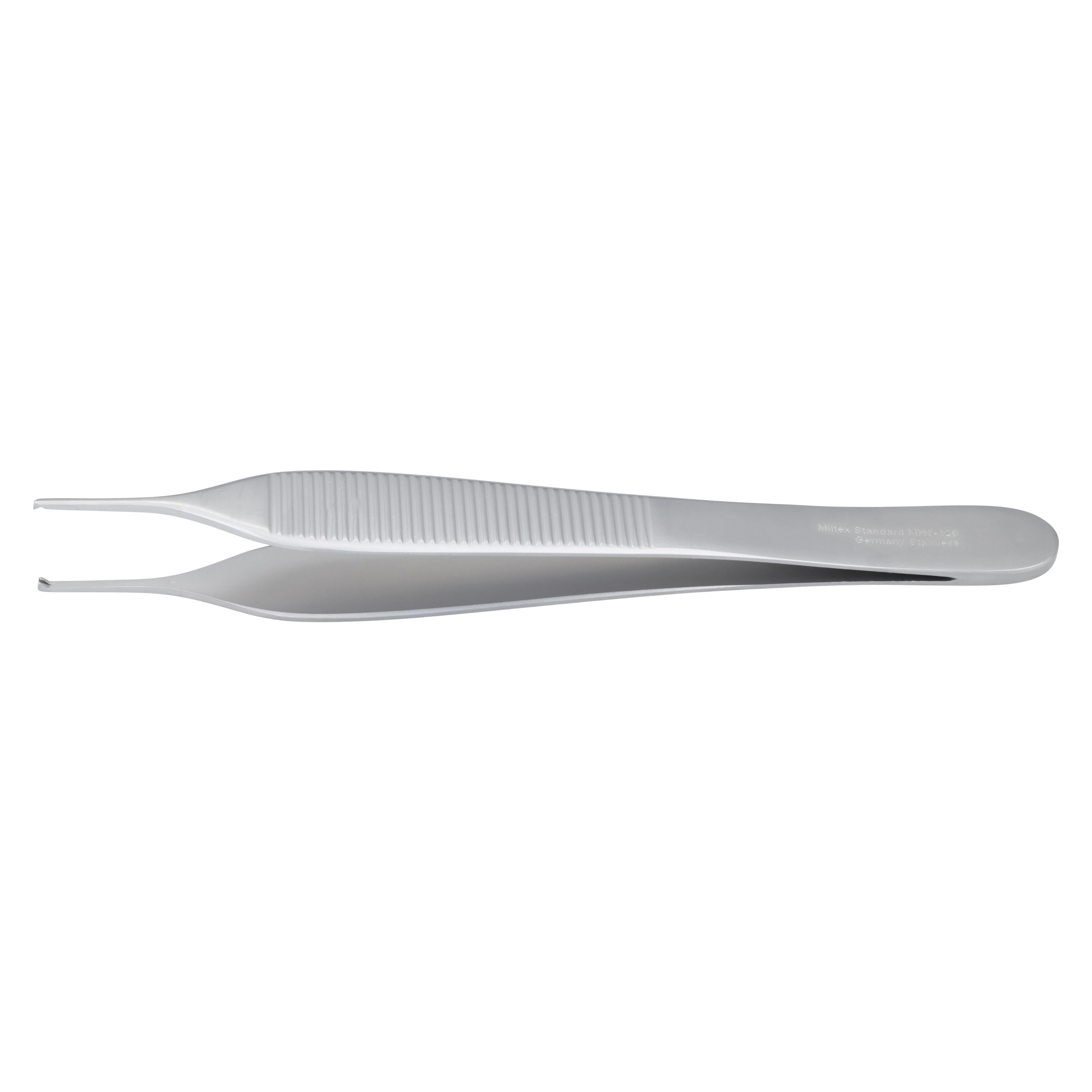 Miltex Adson Tissue Forceps, 1x2 Teeth, Straight, 4-3/4", Stainless Steel, Each