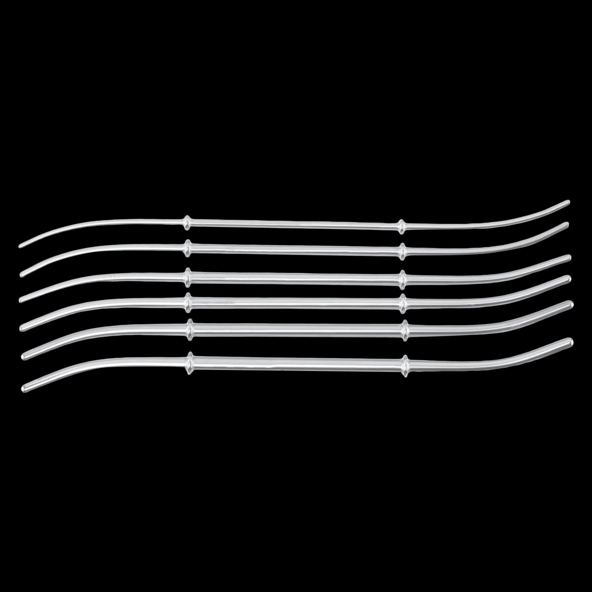 Meister-Hand Hank Uterine Dilator, 10-1/2" Length, Stainless Steel, Autoclavable, Reusable, Set of 6