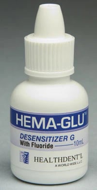 Hema-Glu Desensitizer G with Fluoride, 10ml Bottle